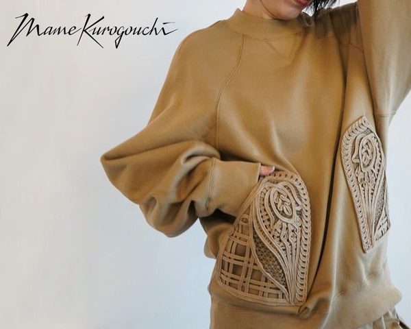 Mame Kurogouchi/ 新作アイテム入荷”Coeding Embroidered Oversized Sweatshirt”and more