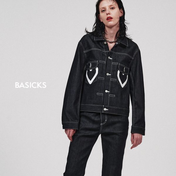 BASICKS / 新作アイテム入荷 “Hear Painting Denim Jacket” and more