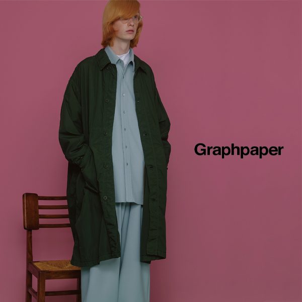 Graphpaper / 新作アイテム入荷 “Garment Dyed Popline Field Coat” and more