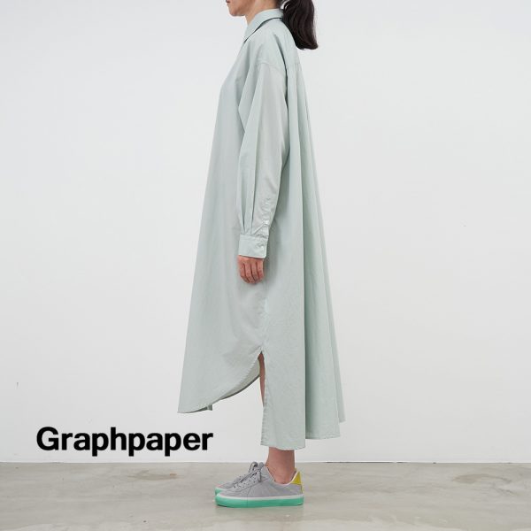 Graphpaper(WOMENS) / 新作アイテム入荷 “Broad Oversized Shirt Dress”
