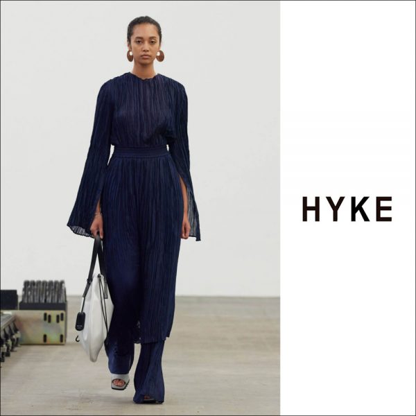 HYKE / 新作アイテム入荷”RANDOM PLEATED PANTS”and more