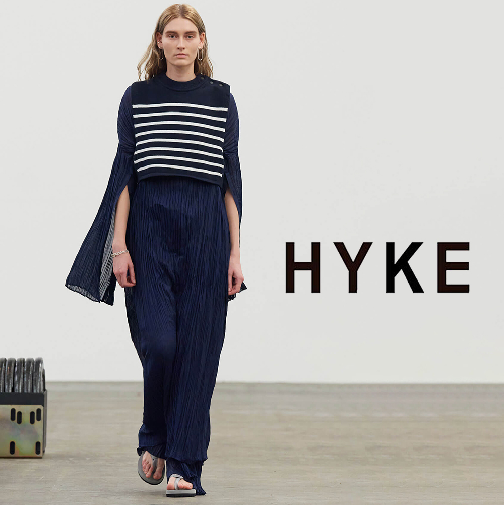 HYKE / 新作アイテム入荷”STRIPED SWEATER CROP TOP”and more 