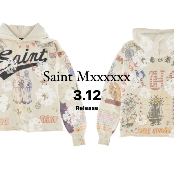 SAINT Mxxxxxx 3.12(土) 発売 (DENIMTEARS , VLONE)