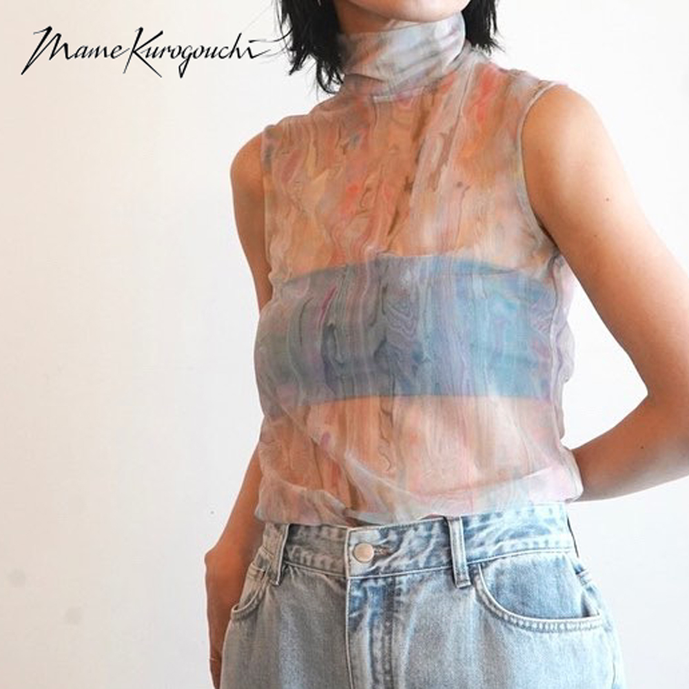 Mame Kurogouchi ​/ 新作アイテム入荷 “Marble Print Sheer Jersey