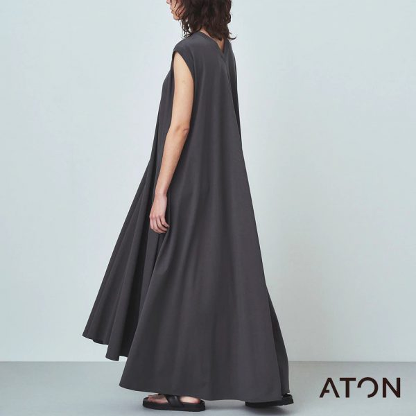 ATON / 新作アイテム入荷 “SUVIN AIR SPINNING 18/- FLARED DRESS”and more