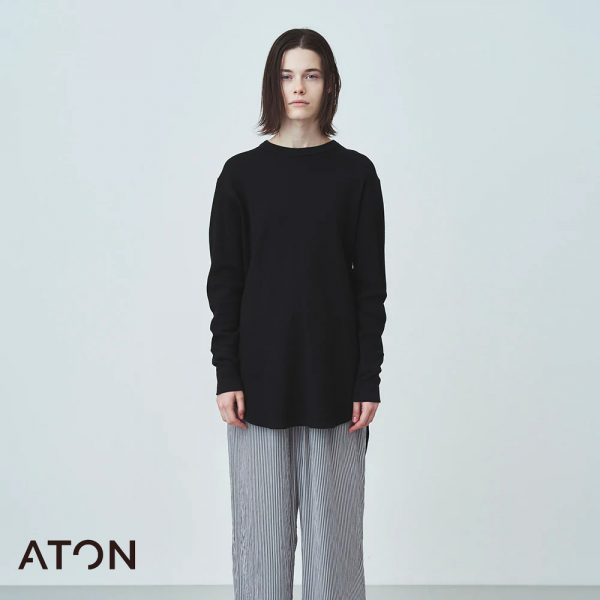 ATON / 新作アイテム入荷 “SUPIMA AIR HONEYCOMB ROUND HEM LONG SLEEVE”and more