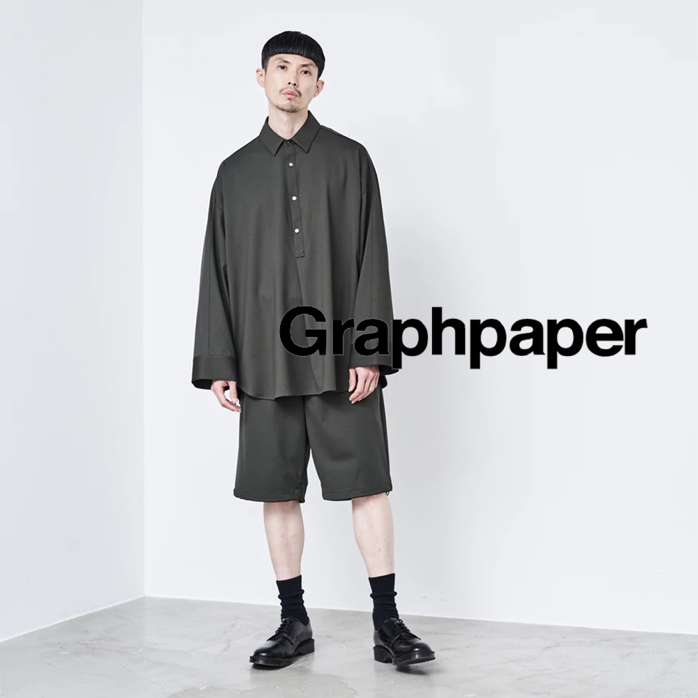 Graphpaper / スポットアイテム入荷 “Viscose Ponte L/S Yoke Sleeve