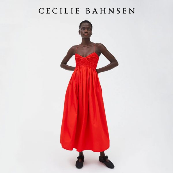 CECILIE BAHNSEN ​/ 新作アイテム入荷 “BUSTIER DRESS WITH SMOCKED BODICE”and more