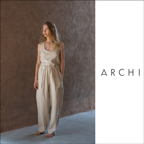 ARCHI / 新作アイテム入荷 “LINEN GATHER PANTS”