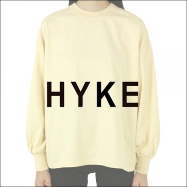 HYKE ​/ 新作アイテム入荷 “LONG-SLV TEE/BIG FIT”