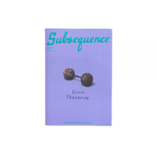 Subsequence Magazine / Vol.5入荷