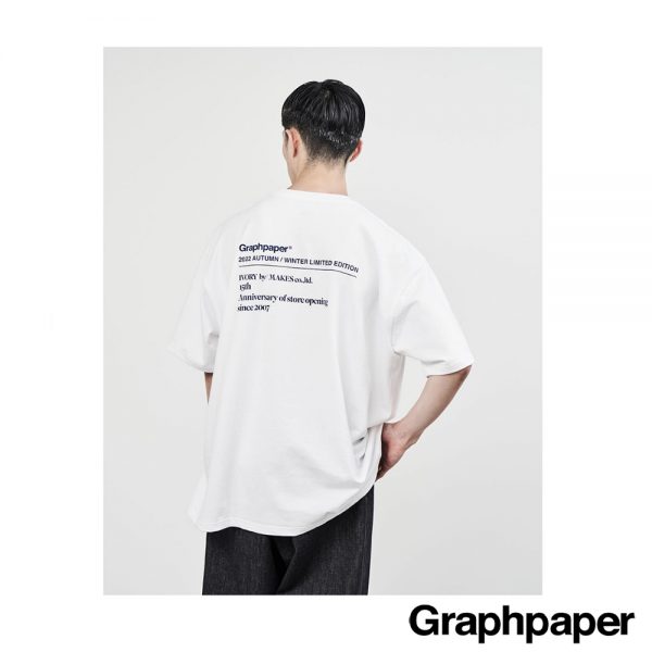 Graphpaper / 別注アイテム入荷 “IVORY 15th Anniversary Edition Oversized S/S Tee” and more
