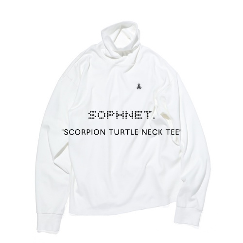 SOPHNET.  “SCORPION TURTLE NECK TEE “