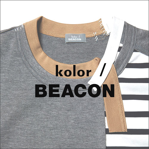 kolor BEACON / 新作アイテム入荷 “ドッキング S/S TEE(22WBM-T04237)” and more