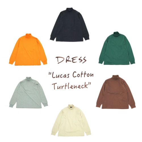 DRESS “Lucas Cotton Turtleneck” – メイクス オンラインストア