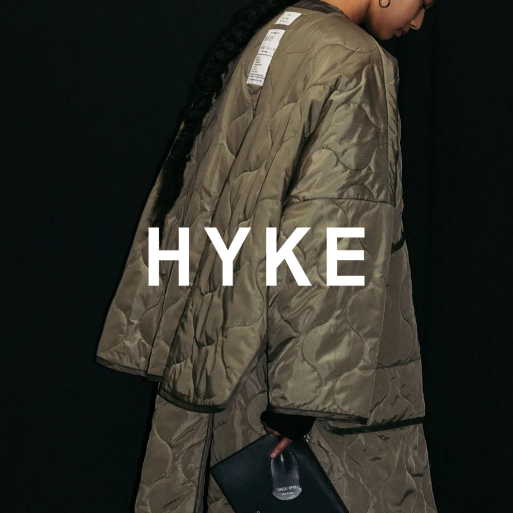 【HYKE(ハイク)】 QUILTED LINER JACKET タグ有り