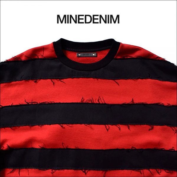 MINEDENIM / 新作アイテム入荷 “Bold Denim Border Crewneck Pullover” and more
