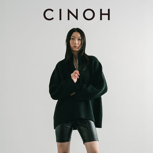 CINOH ​/ 新作アイテム入荷 “WOOL OVERSIZE HALF ZIPPER KNIT”and more