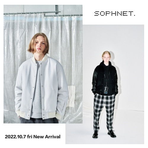 SOPHNET.  2022 AW Collection  2022.10.7 fri New Arrival