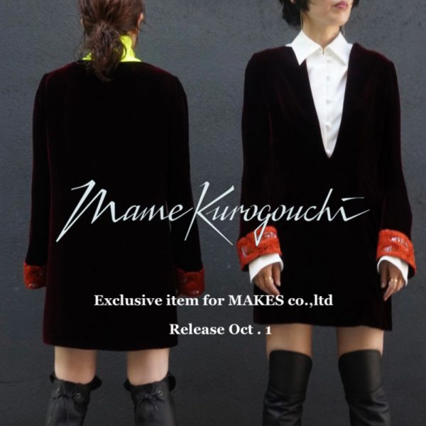 Mame Kurogouchi ​/ MAKES 30th Anniversary Item 入荷
