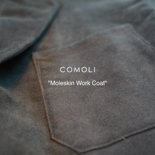 COMOLI  ” Moleskin Work Coat”