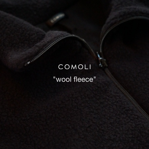 COMOLI “wool fleece”