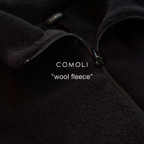 COMOLI “wool fleece”