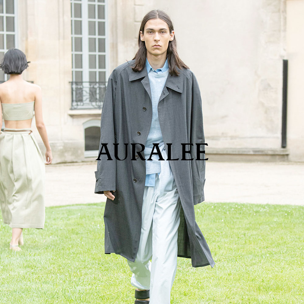 AURALEE 23ss chambray zip blouson  3