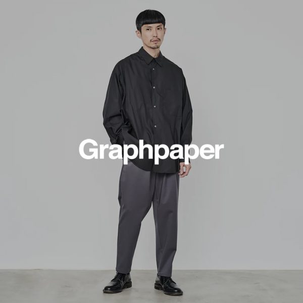 Graphpaper / 新作アイテム入荷 “Broad L/S Oversized Regular Collar Shirt (GM231-50080B)” and more