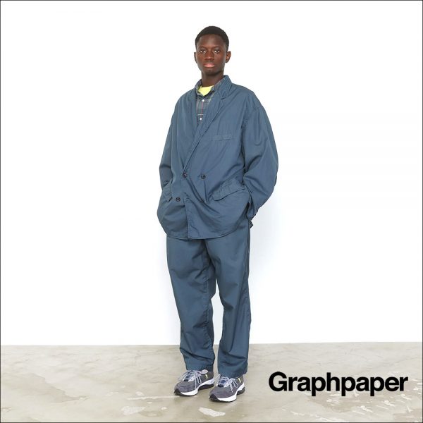 Graphpaper / 新作アイテム入荷 “Garment Dyed Twill Oversized Double Jacket” and more