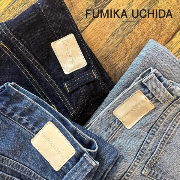 FUMIKA＿UCHIDA/新作入荷”DENIM WIDE TAPERED PANTS”and more