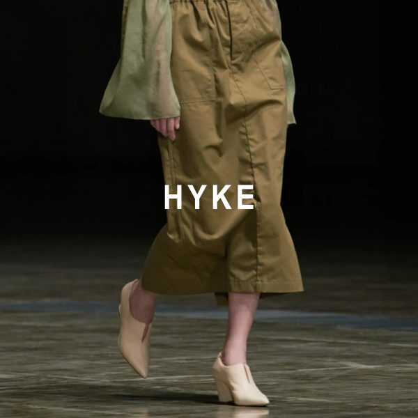 HYKE / 新作アイテム入荷 “BACK SATIN BAKER SKIRT”and more