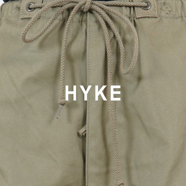 HYKE / 新作アイテム入荷 ”TYPE M-51 SHELL PANTS”and more