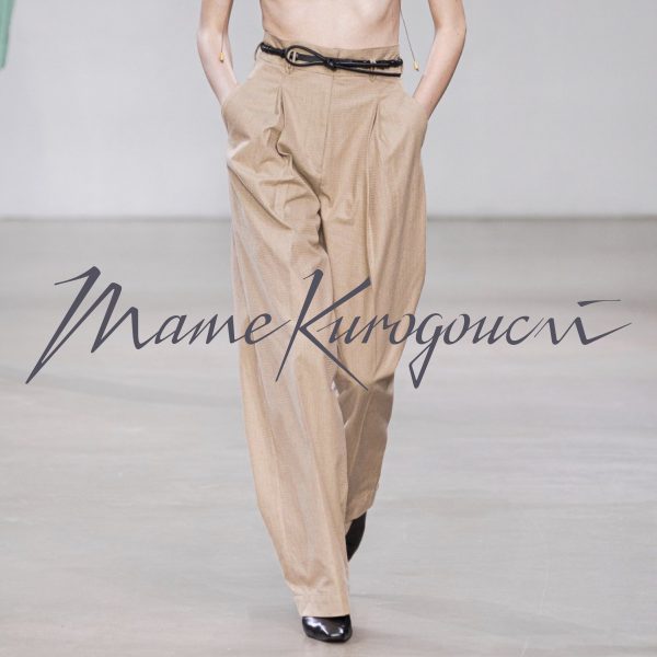 Mame Kurogouchi ​/ 新作アイテム入荷 “Naturally Coloured Cotton Dobby Wide Trousers”