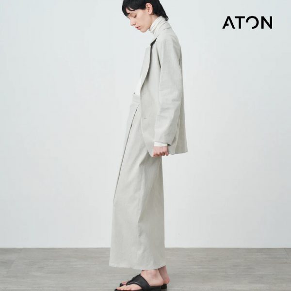 ATON / 新作アイテム入荷 “HEAVY HEMP STRAIGHT PANT” and more