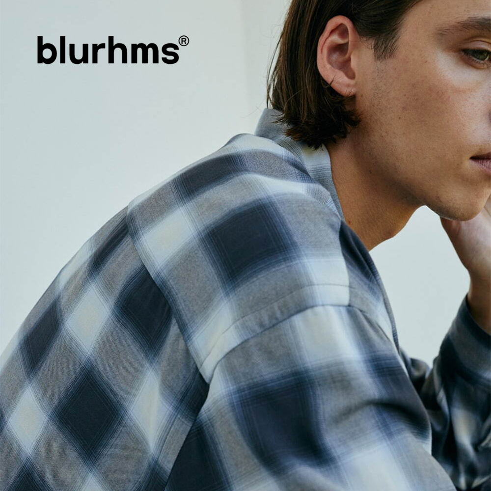 blurhms / 新作アイテム入荷 “Rayon Check Shirt” and more – メイクス ...