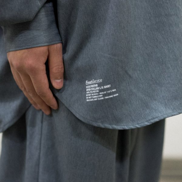 FreshService / 新作アイテム入荷 “COOLFIBER OPEN COLLAR L/S SHIRT” and more