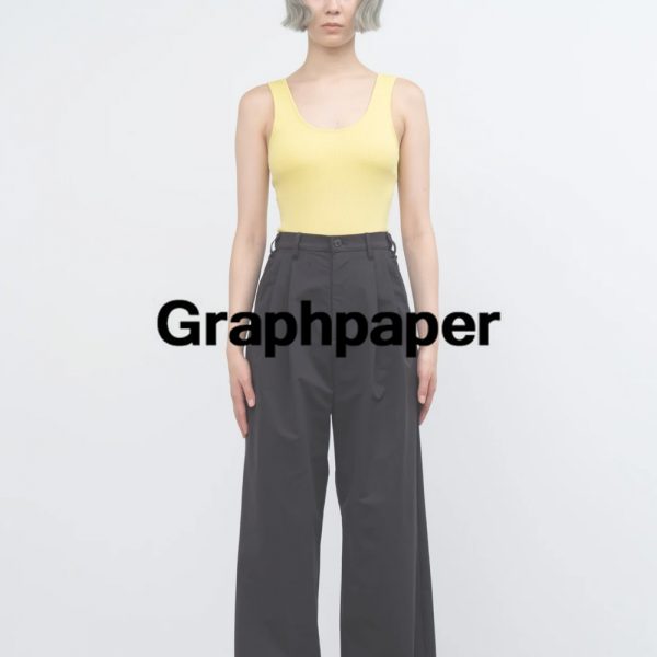 Graphpaper / 新作アイテム入荷 “Linen Cupro Band Collar Dress” and more
