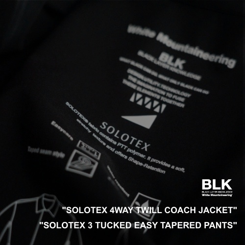 White Mountaineering  BLK  “SOLOTEX vol 1”