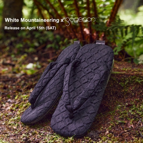 White Mountaineering x GOYEMON Release on April 15th (SAT)