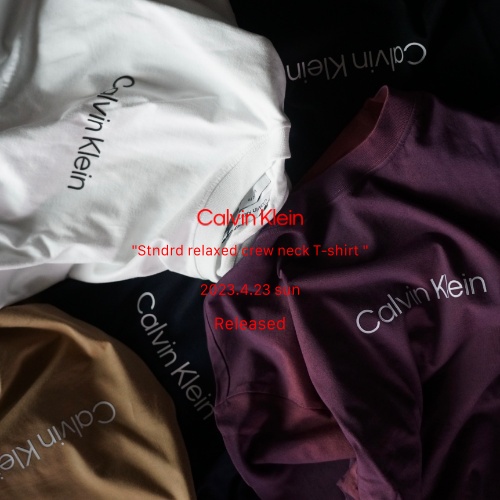 Calvin Klein  “Stndrd relaxed crew neck T-shirt “