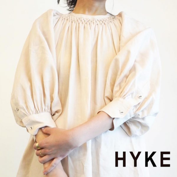 HYKE / 新作アイテム入荷 ”LINEN SMOCKED MAXI DRESS”and more