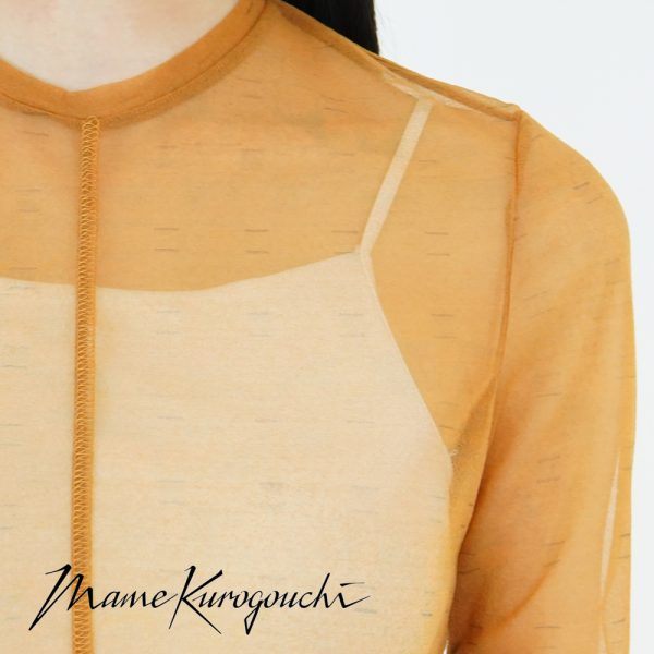 Mame Kurogouchi ​/ 新作アイテム入荷 “Marble Plaid Sheer Crew Neck Top”and more