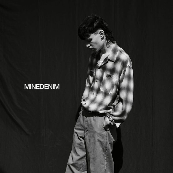 MINEDENIM / 新作アイテム入荷 “Drape Denim Ombre Check Loose Work SH”