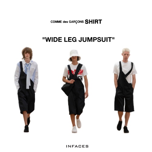 COMME des GARCONS SHIRT   “WIDE LEG JUMPSUIT”
