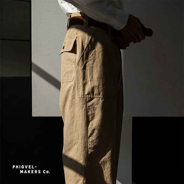PHIGVEL / 新作アイテム入荷 “C/L Fatigue trousers” and more