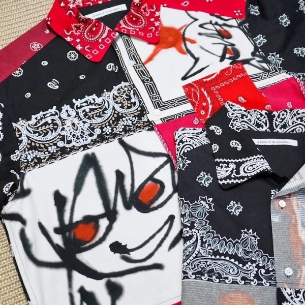 Children of the discordance / BANDANA PATCH SHIRT × YAGI