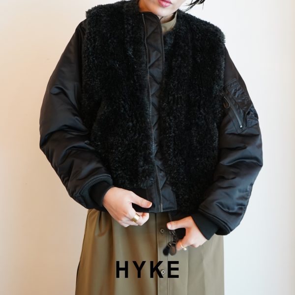 HYKE / 新作アイテム入荷 ”MAXI SHIRT DRESS”and more