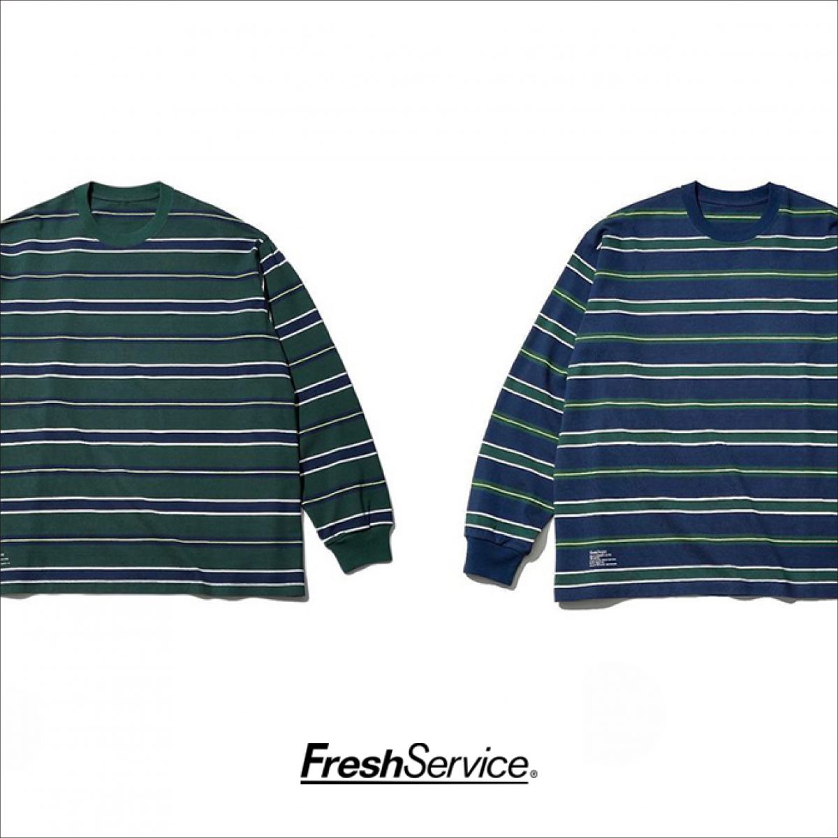 FreshService / 新作アイテム入荷 “MULTI BORDER L/S TEE” – メイクス 