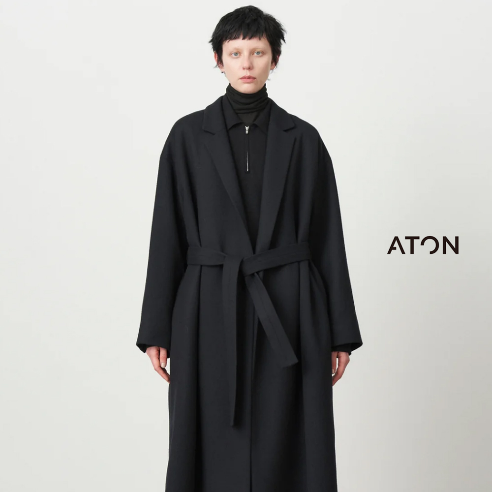ATON / 新作アイテム入荷 “SUPER 160S DOUBLE SAXONY CHESTER FIELD 